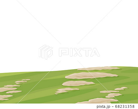 荒地のイラスト素材
