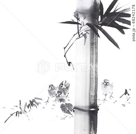 雀のイラスト素材