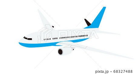 ジェット機 飛行機 旅客機 ベクターのイラスト素材