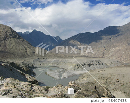 ヒンドゥークシュ山脈の写真素材
