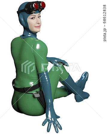 女兵士のイラスト素材