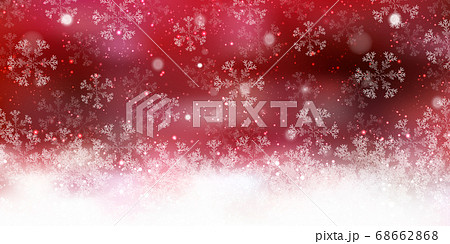 クリスマス　雪　風景　背景