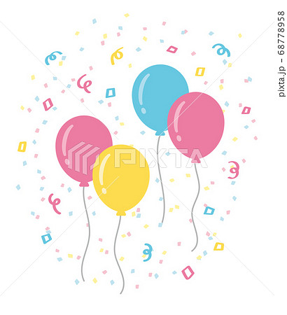風船 かわいいのイラスト素材