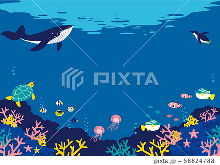 海水魚 海の魚 のイラスト素材集 ピクスタ