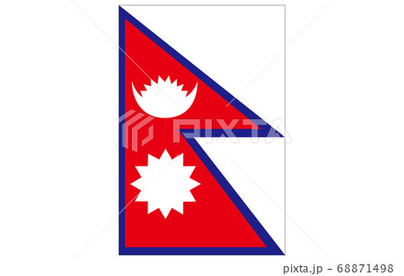 ネパール 地図の写真素材