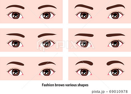 眉毛のイラスト素材集 ピクスタ