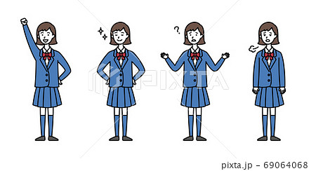 優等生のイラスト素材