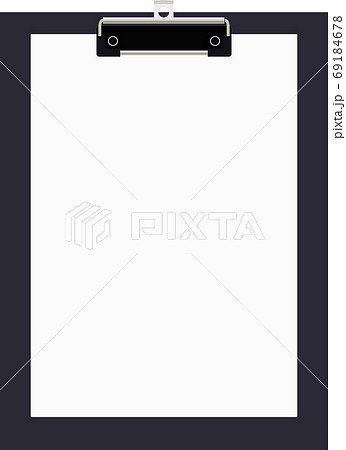フレーム 紙 文房具 バインダーのイラスト素材