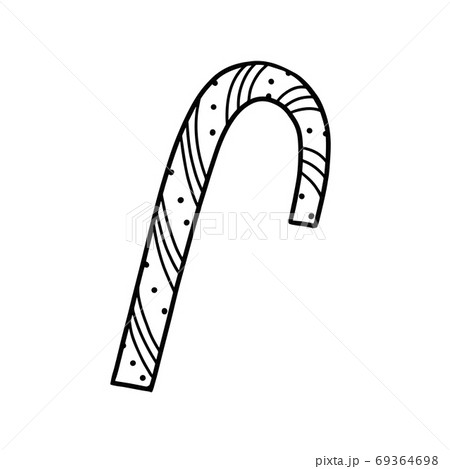 Christmas Candy Isolated On A White Background のイラスト素材 69364698 Pixta