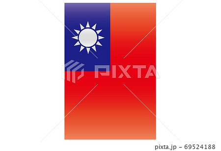 台湾 国旗のベクター素材集 ピクスタ