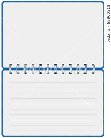 ノート キャンパスノート 背景 イラストの写真素材