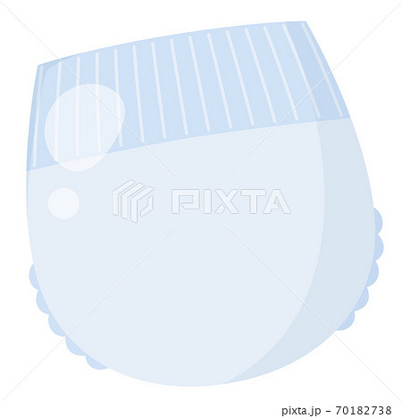 紙おむつのイラスト素材