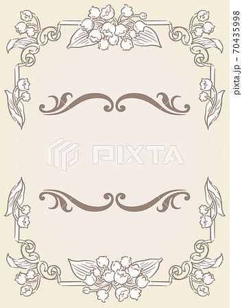 すずらんのイラスト素材