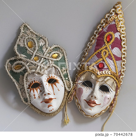 マスク 仮面 ベネチアンマスク お土産 おみやげの写真素材