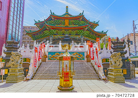 中華街のイラスト素材