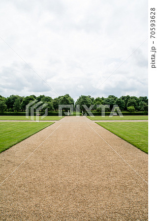 イギリス庭園の写真素材