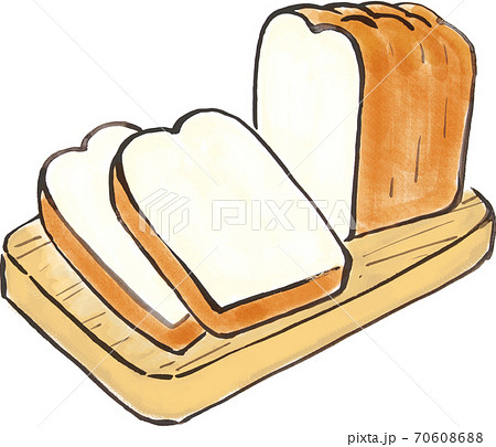 食パンのイラスト素材集 ピクスタ