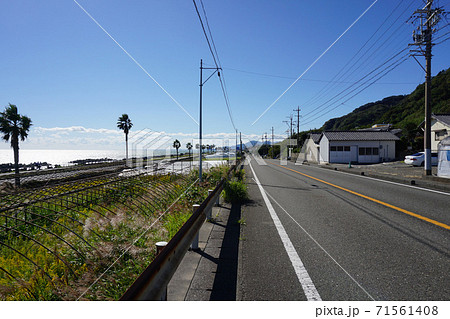 いちご海岸通りの写真素材