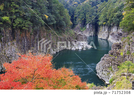 瀞峡 吉野熊野国立公園 十津川 渓谷の写真素材