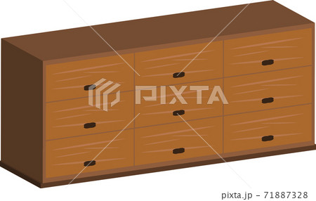 たんすのイラスト素材