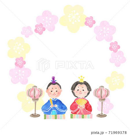 桜 春 パステル 手書きのイラスト素材