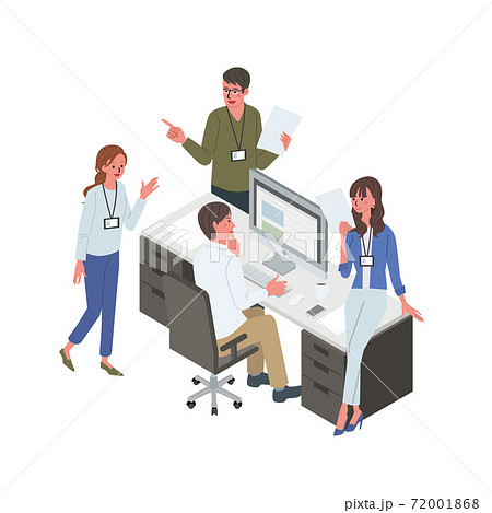 会議 ミーティングのイラスト素材集 ピクスタ