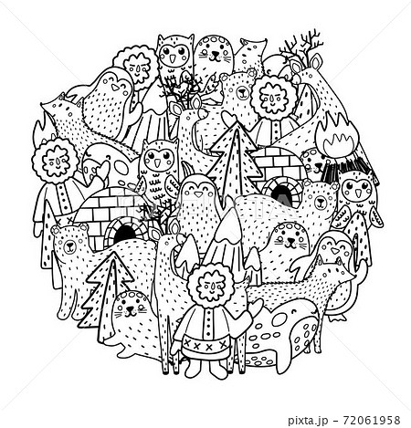 エスキモーのイラスト素材