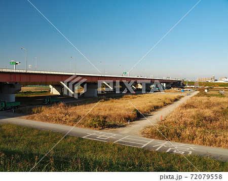 笹目橋の写真素材