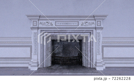 洋館のイラスト素材