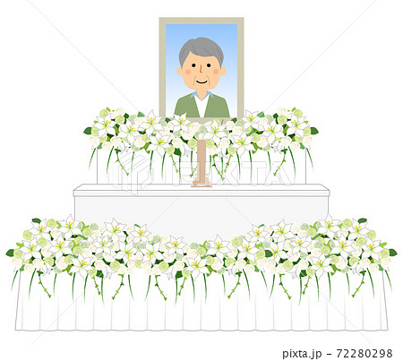 葬儀場の写真素材