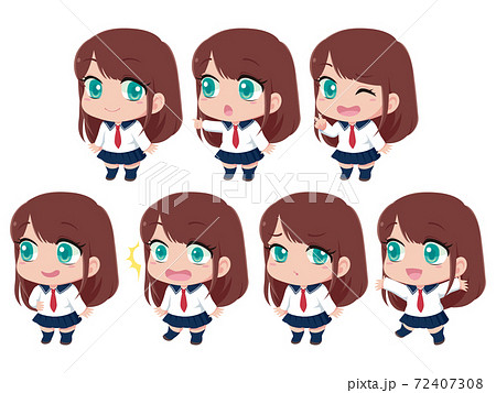 ゲームキャラのイラスト素材