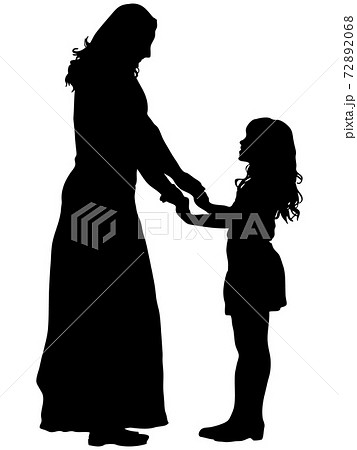 子供 横顔 シルエット 女の子のイラスト素材 子供 横顔 シルエット 女の子のイラスト素材