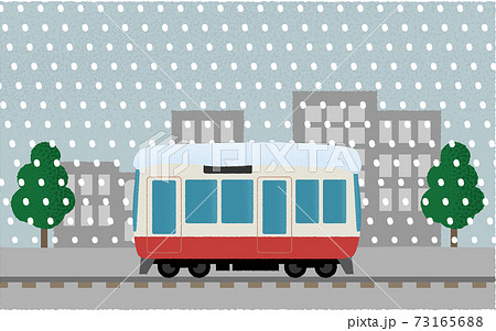 レトロ電車のイラスト素材 レトロ電車のイラスト素材