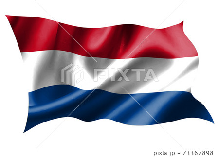 オランダ国旗のイラスト素材