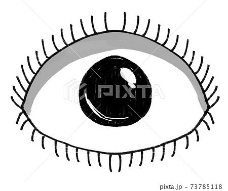 見開く 目のイラスト素材