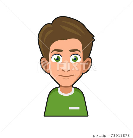 アイコン 可愛い 男 ユーザーのイラスト素材