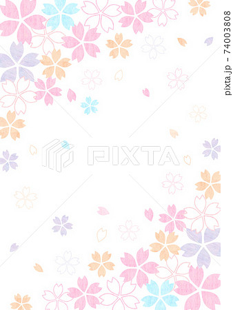 縦型 背景のイラスト素材