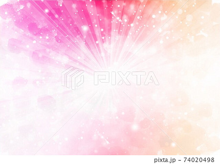 星 背景 パステルカラー ピンク色のイラスト素材