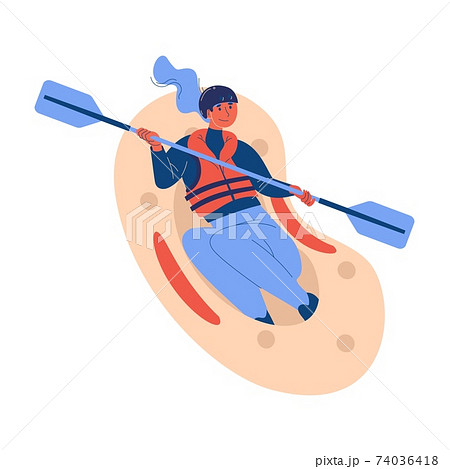 ラフティングのイラスト素材集 ピクスタ