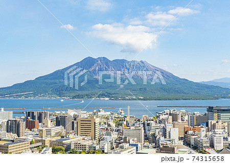 桜島の写真素材集 ピクスタ