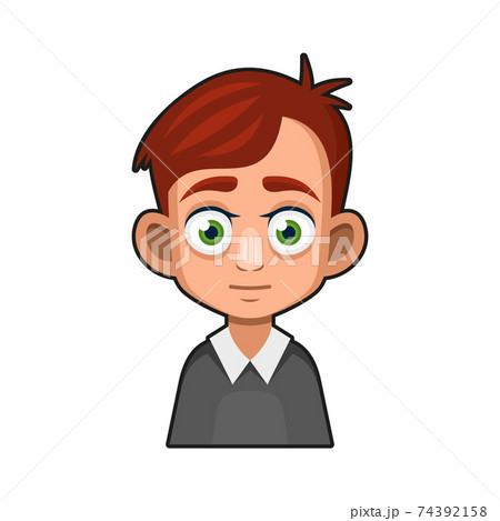 アイコン 可愛い 男 ユーザーのイラスト素材
