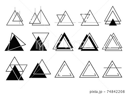 三角たとうーのイラスト素材