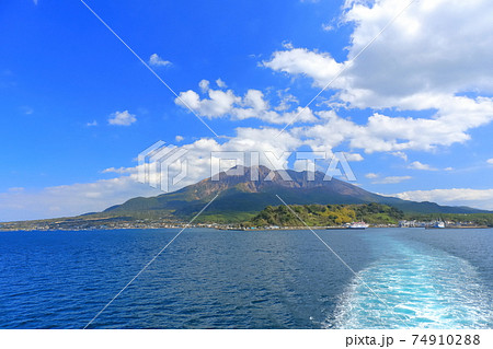 桜島の写真素材集 ピクスタ