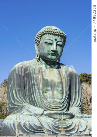 鎌倉大仏の写真素材