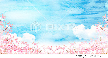 運動会 体育祭 空 背景のイラスト素材