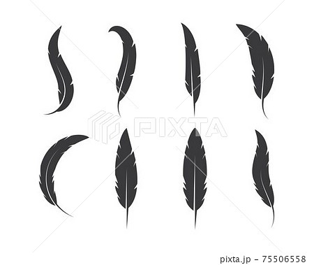 天使 イラスト 影 羽根 シルエットのイラスト素材