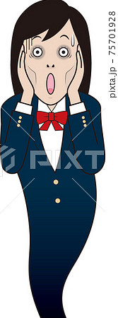 ムンク 叫びのイラスト素材