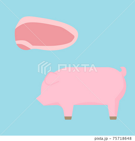 豚肉のイラスト素材集 ピクスタ