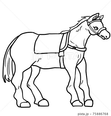 競馬のイラスト素材集 ピクスタ