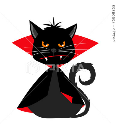 こうもり コウモリ ねこ ネコのイラスト素材